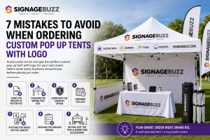 7 Mistakes When Ordering Custom Pop Up Tents with Logo