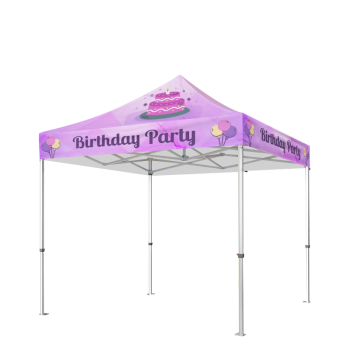 10x10 Custom Canopy Tent with Logo — Full-Color Printed Pop Up