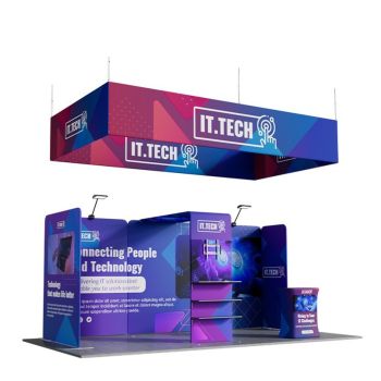 10x20 Trade Show Custom Booth