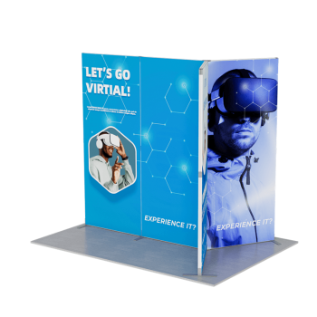 Foldable SEG Modular Display Kit I – Portable SEG Modular Display with Fabric Print 