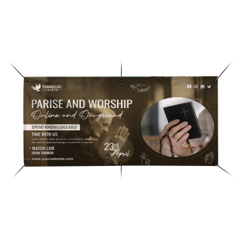 Church Banners - Inspirational Vinyl Prints for Services & Religious Events