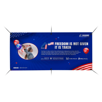 Custom Printed Political Banner - High-Quality Vinyl Signs for Campaigns