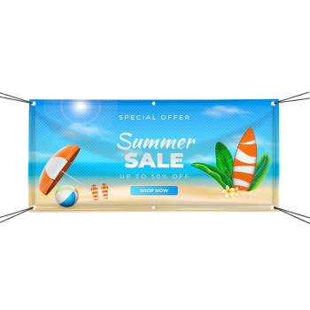Vinyl Mesh Fence Banner – durable, wind-resistant outdoor PVC mesh banner with vibrant, weatherproof graphics