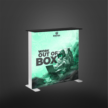 Outdoor light box signs with double-sided illuminated panels for retail stores, exhibitions, and promotional use