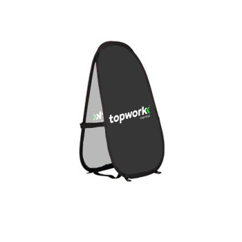 Slim Vertical Pop-Up Banner – Quick setup, full-color double-sided graphics for indoor/outdoor use.
