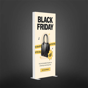  2.8ft x 6.6ft seg display light box with backlit printed graphic