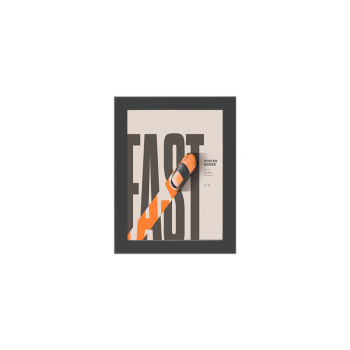 8.5x11 snap frame with anodized aluminum, anti-glare lens, front-loading edges for fast, tool-free poster updates