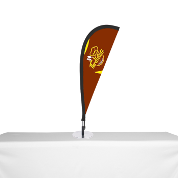 Custom Teardrop Flag Banner Display Kit Single-Sided Print