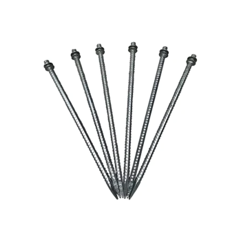 Heavy duty ground steel pins for inflatable awning and blow up event tent anchoring