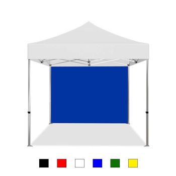 Solid color canopy full wall made from heavy-duty 600D polyester for outdoor tents and vendor booths