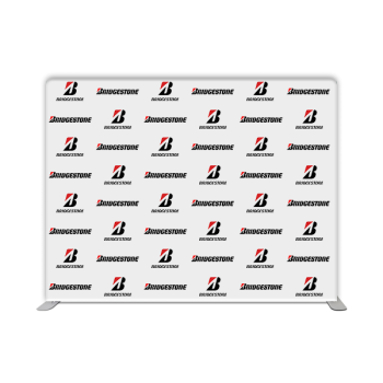 Step and Repeat Fabric Pop Up Straight 10ft x8ft