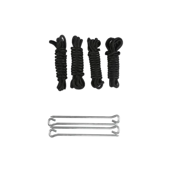 Tent Stakes and Ropes Kit - 4 Pack 
