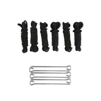 Tent Stakes and Ropes Kit - 6 Pack