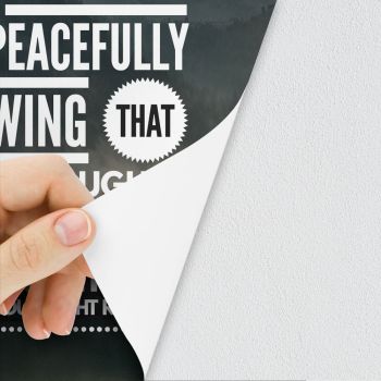 Adhesive Wall FabricRepositionable and removable wall fabric – damage-free wall graphics